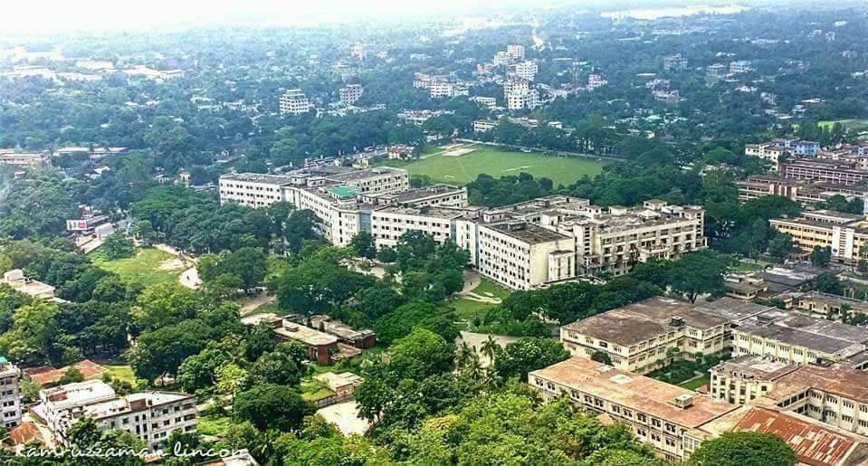 Rangput medical college birds eye view